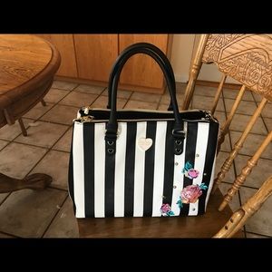 Betsey Johnson striped purse